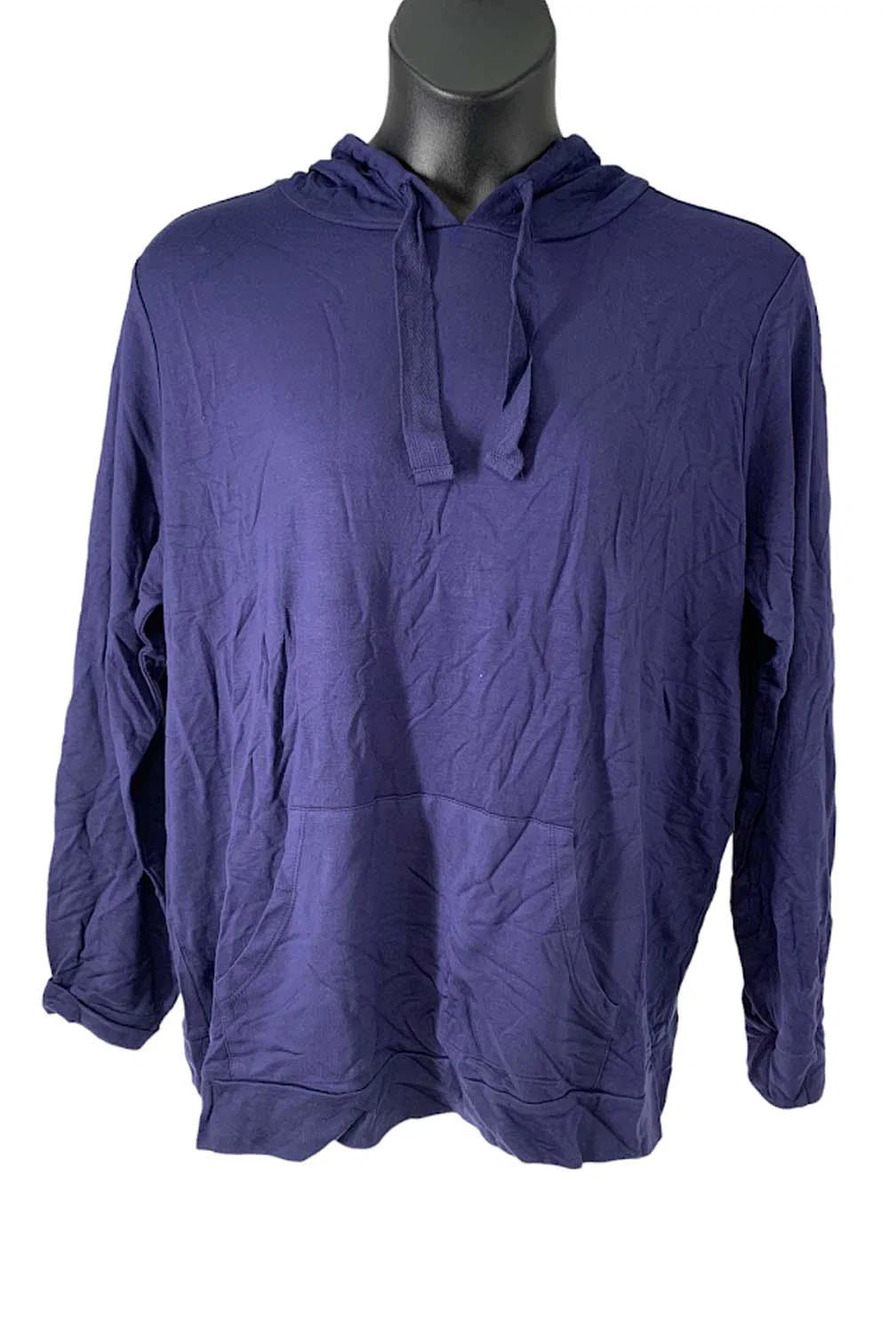 All Worthy Hunter Mcgrady French Terry Hoodie Solid Navy - Regular